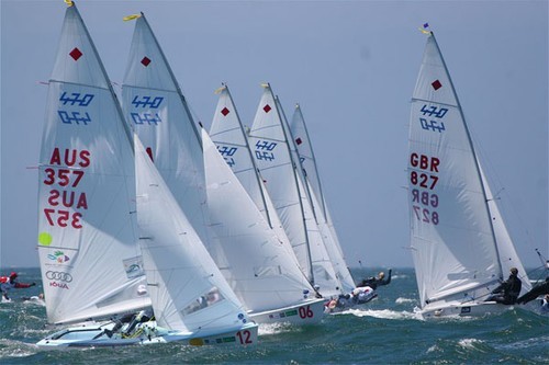 470s in action © David Bell - ISAF Sailing World Championships © David Bell